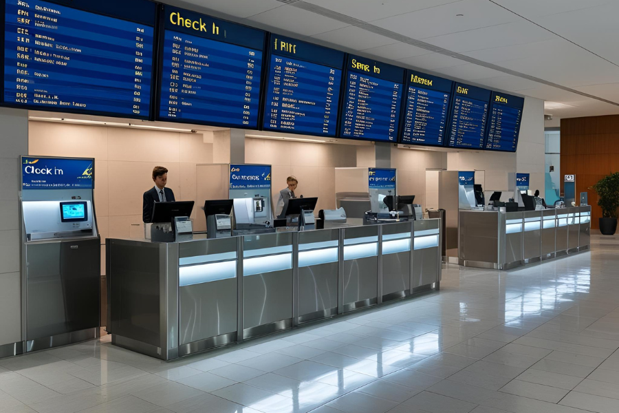 Airport counter supplier - Mexeltec