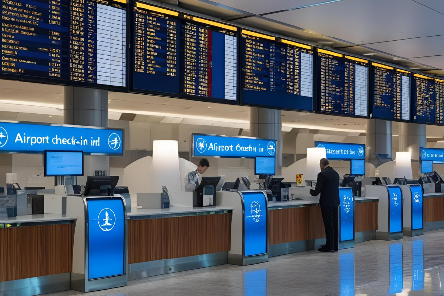 airport counters - design 2- Mexeltec
