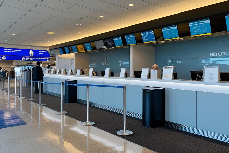 airport counters - design 3- Mexeltec