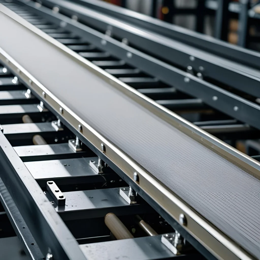 Straight conveyor belt for smooth material handling - Mexeltec