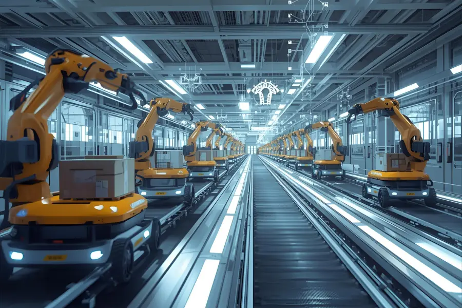 The Role of AI and Robotics in modern Material Handling System