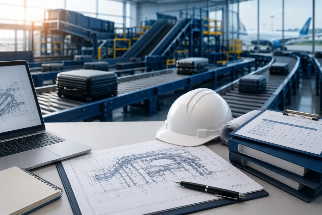 Baggage handling system tendering support and specifications -mexeltec