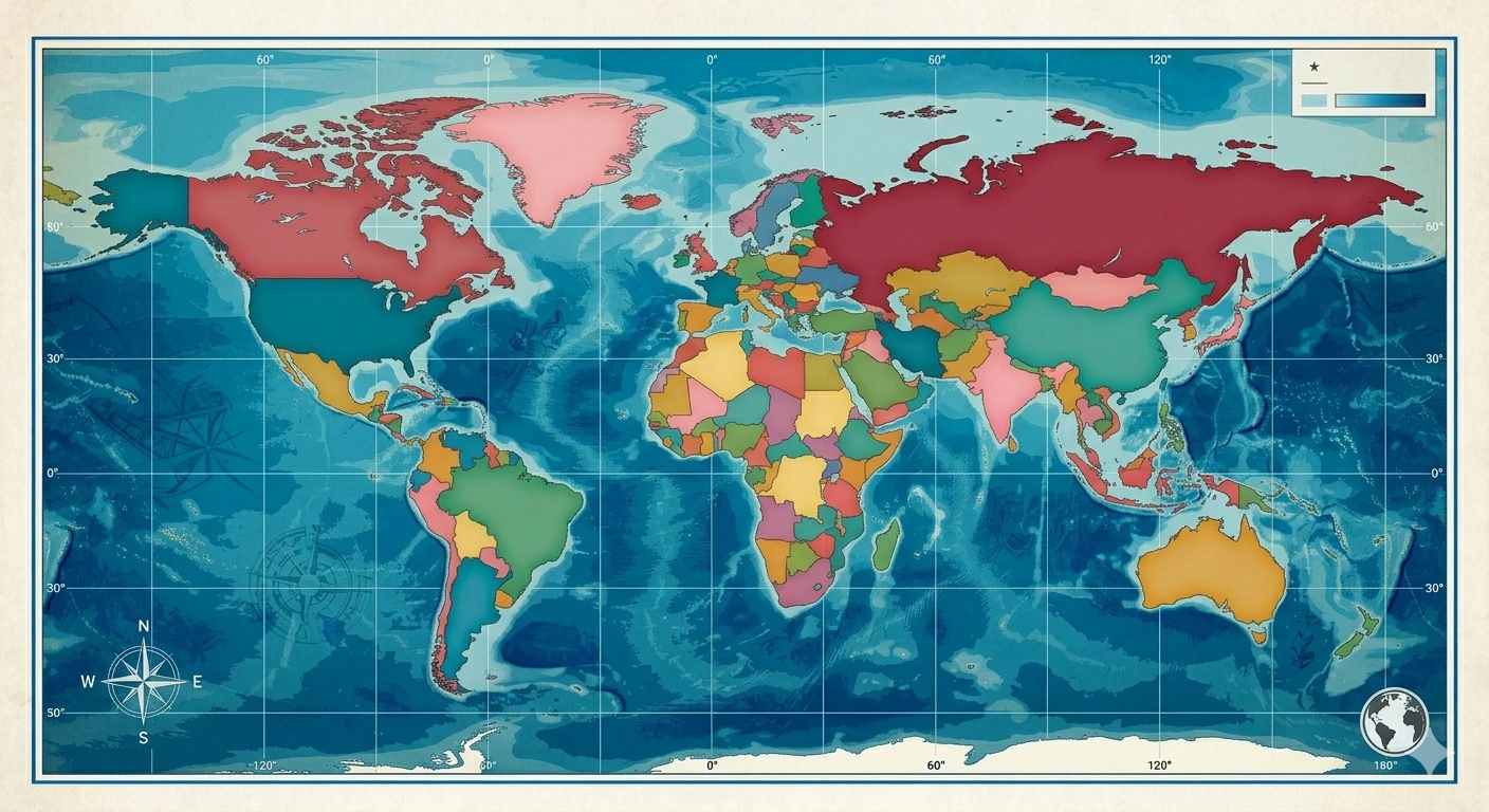 Mexeltec Global Presence Map